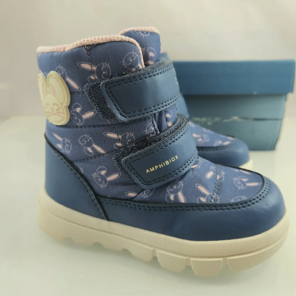 NWT! Geox Willaboom ABX Winter Snow Boots Size 24EU / 8US